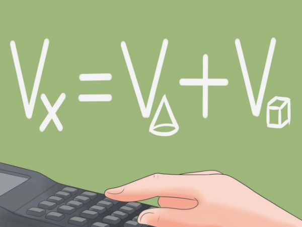 Geometrik shaklsiz qattiq jismning hajmini topish